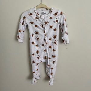 Soft Caden Lane zipper footie